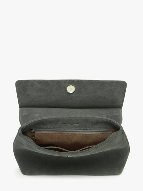 Cross Body Tas Clarita Suède Leder Nathan baume Groen nathan 18S ander zicht 4